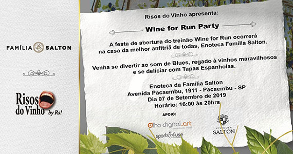 Wine for Run Party na Enoteca Família Salton