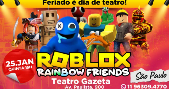 ROBLOX no Teatro Gazeta