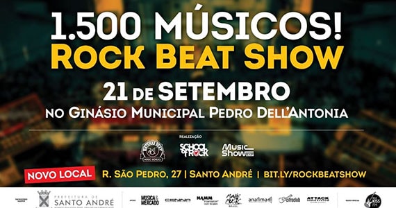 Complexo Esportivo Pedro Dell Antonia recebe Rock Beat Show
