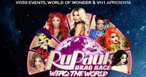 RuPaul´s Drag Race traz a turnê oficial do reality show, WERQ The World Tour ao Teatro Bradesco Eventos BaresSP 570x300 imagem