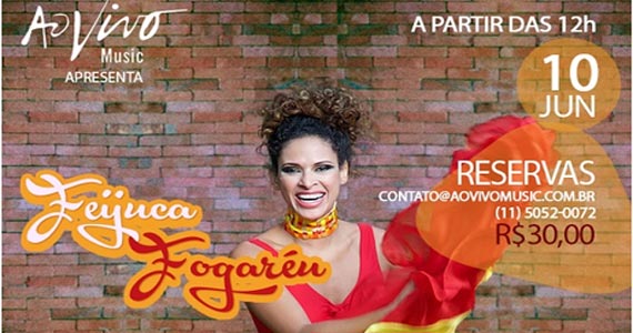 A tarde no Ao Vivo Music tem Feijuca Fogaréu com Renata Jambeiro e à noite Dom Paulinho Lima Eventos BaresSP 570x300 imagem