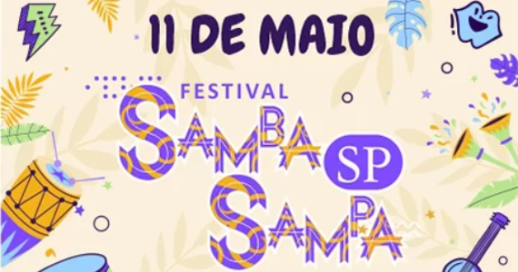 Festival Samba Sampa SP na Arena Anhembi Eventos BaresSP 570x300 imagem