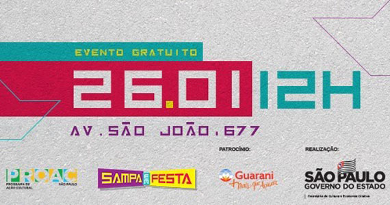 Sampa em Festa reúne Leo Maia, Luciana Mello, Drik Barbosa e mais Eventos BaresSP 570x300 imagem