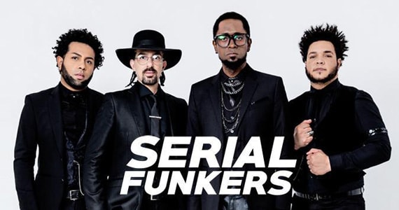 Show da banda Serial Funkers no Bourbon Street sacudirá a oite com o melhor do Groove Eventos BaresSP 570x300 imagem