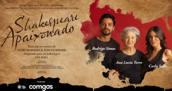 Espetáculo teatral Shakespeare Apaixonado no 033 Rooftop