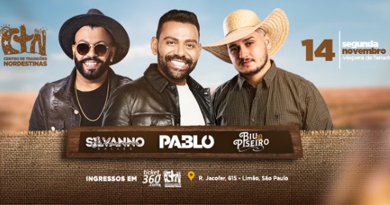  Pablo, Silvanno Salles e Biu do Piseiro no CTN