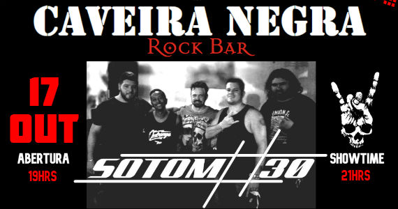 Sotom 30 leva o melhor do rock ao Caveira Negra Eventos BaresSP 570x300 imagem