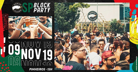 Cervejaria Goose Island realiza nova edição do Block Party em Pinheiros Cervejaria Goose Island realiza nova edição do Block Party em Pinheiros