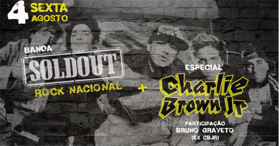 Studio Rock Café recebe Bruno Graveto (ex CBJR) e Soldout tocando os hits do Charlie Brown Jr Studio Rock Café recebe Bruno Graveto (ex CBJR) e Soldout tocando os hits do Charlie Brown Jr
