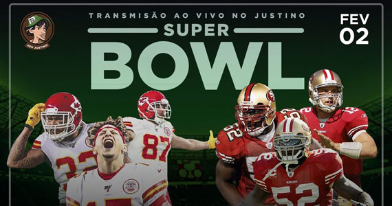 Seu Justino transmite a final do Super Bowl com promoções Eventos BaresSP 570x300 imagem