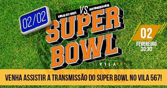 Vila 567 exibe Super Bowl com promoções da Budweiser e Sminorff Eventos BaresSP 570x300 imagem