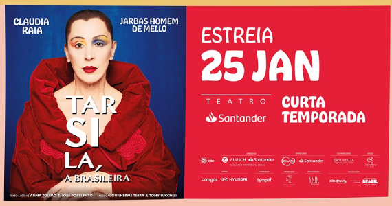 Espetáculo Tarsila, A Brasileira no Teatro Santander