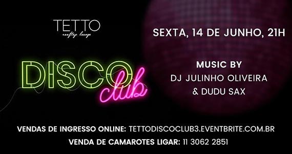 Disco Club no TETTO Rooftop Lounge