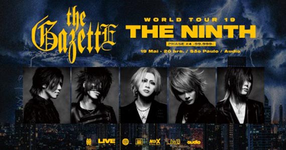 Banda de rock japonesa, The Gazette, realiza show na Audio Eventos BaresSP 570x300 imagem