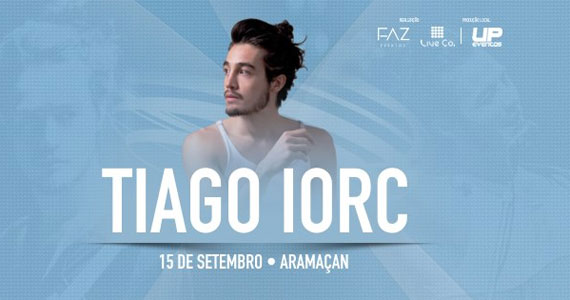 Clube Atlético Aramaçan recebe os maiores sucessos do cantor brasiliense Tiago Iorc Eventos BaresSP 570x300 imagem