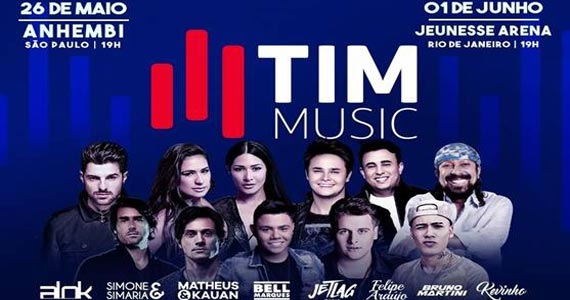 TIM Music Festival apresenta Bell Marques, Matheus e Kauan e Simone e Simaria no Anhembi Eventos BaresSP 570x300 imagem