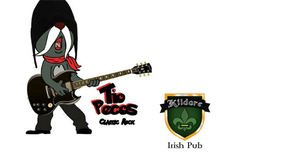 Banda Tio Pecos se apresenta trazendo muito pop rock no Kildare Pub