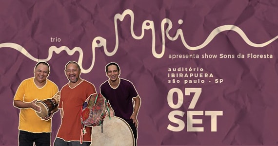 Trio Manari apresenta show com sons e ritmos da Amazônia