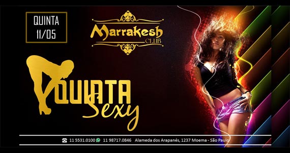 Marrakesh Club recebe a Quinta Sexy para esquentar a noite Eventos BaresSP 570x300 imagem