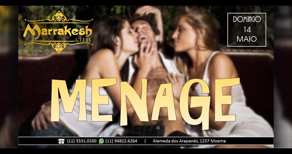 Noite do Ménage com muito swing no domingo do Marrakesh Club Eventos BaresSP 570x300 imagem