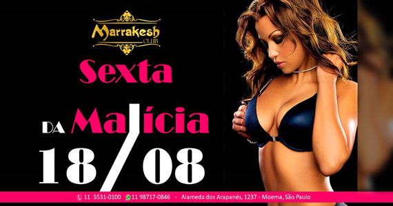 Sexta da Malícia com muito swing e DJ Evandro Alves no Marrakesh Club Eventos BaresSP 570x300 imagem