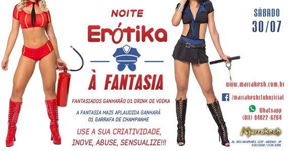 Noite Erótika à Fantasia com promoção especial no Marrakesh Club Eventos BaresSP 570x300 imagem