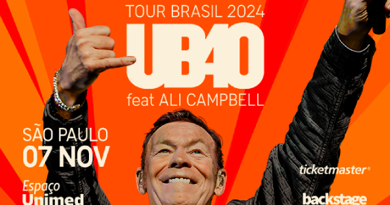 UB40 Feat. Ali Campbell no Espaço Unimed