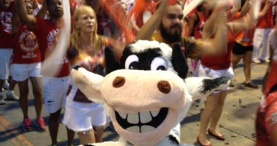 Bloco da Vaca na região do Ipiranga