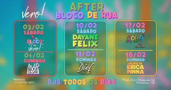 After Bloco de Rua do Vero!