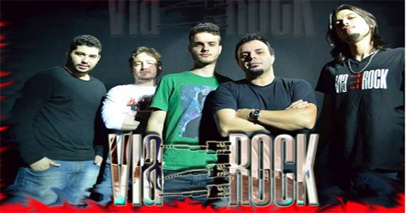 Banda Via Rock ferve à noite com o melhor do pop rock no Cadillac Vintage Bar Eventos BaresSP 570x300 imagem