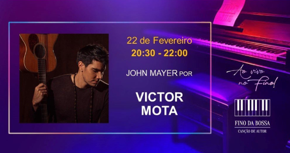 Victor Mota no Fino da Bossa