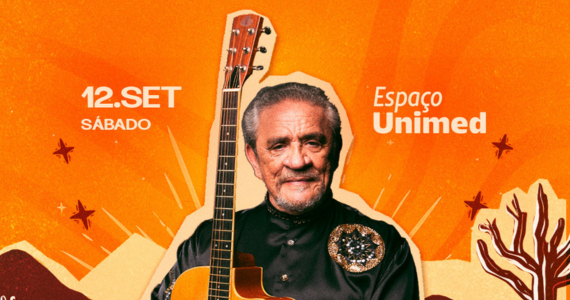 Zé Ramalho revisita os maiores sucessos no palco do Espaço Unimed, neste sábado Zé Ramalho revisita os maiores sucessos no palco do Espaço Unimed, neste sábado