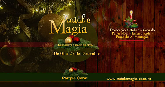Festival Natal e Magia acontece no Parque Ceret Eventos BaresSP 570x300 imagem
