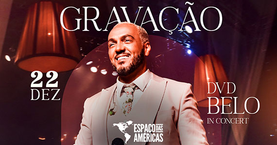 Belo realiza show no Espaço das Américas
