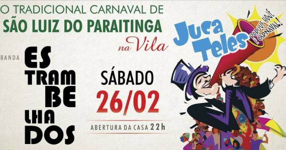Carnaval de São Luiz do Paraitinga na Vila do Samba Eventos BaresSP 570x300 imagem