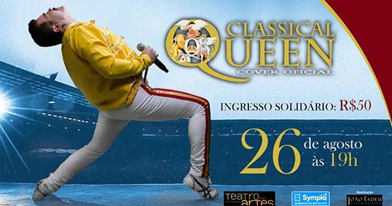 Classical Queen realiza show tributo no Teatro das Artes Eventos BaresSP 570x300 imagem