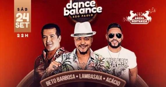 Dance Balance Com Beto Barbosa, Lambasaia e Acácio na Arena Serteneja 