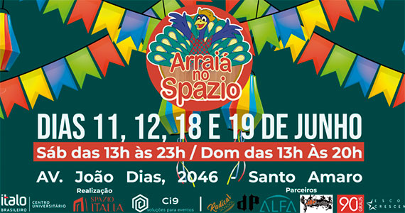 Spazio Itália promove Festa Junina com comida típica e brincadeiras