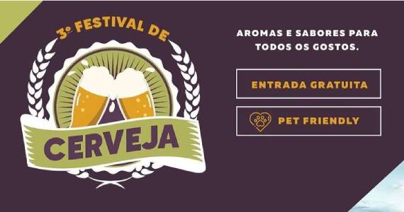 3° Festival de Cerveja no Pamplona Shopping Eventos BaresSP 570x300 imagem