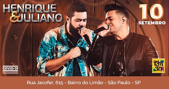 Henrique e Juliano apresentam seus sucessos no palco do CTN Henrique e Juliano apresentam seus sucessos no palco do CTN