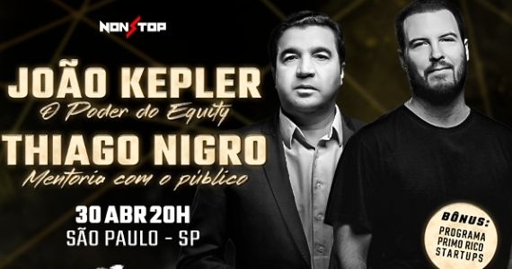 Tiago Nigro e João Kepler no Espaço das Américas