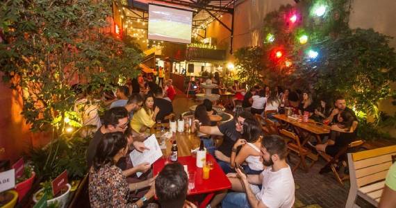 Semifinal da Libertadores no Seu Justino Bar