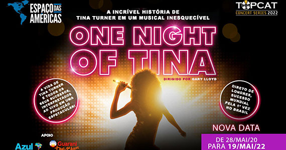 One Night of Tina reúne os sucessos da cantora no Espaço das Américas Eventos BaresSP 570x300 imagem