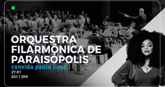 Orquestra Filarmônica de Paraisópolis com participação de Paula Lima no Teatro Porto Seguro Eventos BaresSP 570x300 imagem