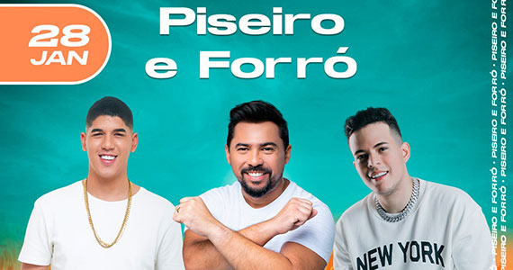 Piseiro e Forró com Xand Avião, Zé Vaqueiro e Felipe Amorim no CTN