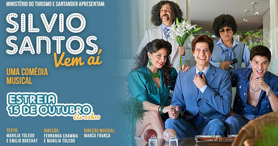Comédia musical “Silvio Santos Vem Aí!” em cartaz no 033 Rooftop