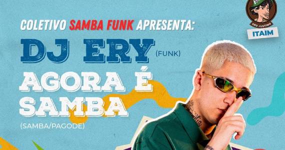 Coletivo Samba Funk no Seu Justino Itaim  Eventos BaresSP 570x300 imagem