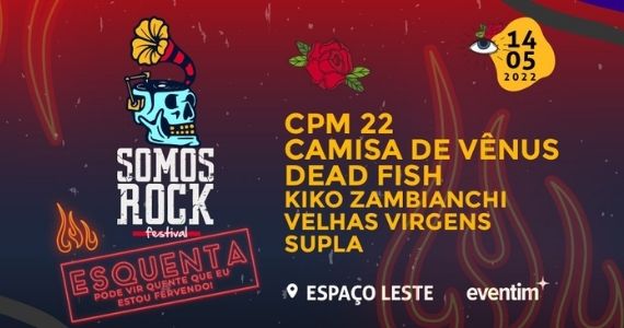 Esquenta Somos Rock Festival no Espaço Leste