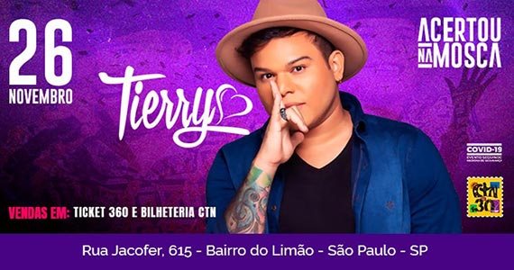Tierry realiza show único no Centro de Tradições Nordestinas