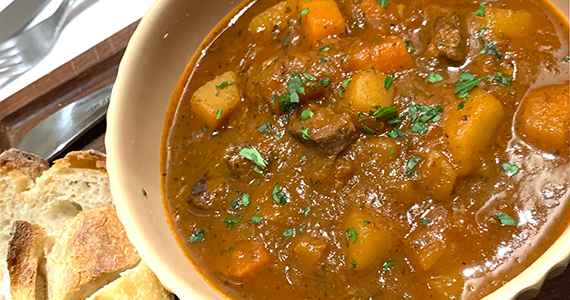 Sopas para inverno no restaurante Chef Tobias Linguiçaria